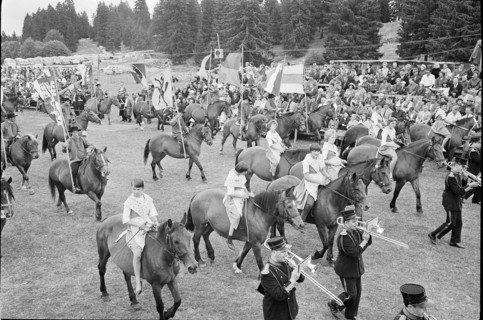 61st Marché-Concours Saignelégier, procession, 1964