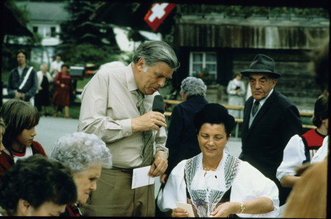 TV program Diräkt us by Wysel Gyr, Gurmels 1983