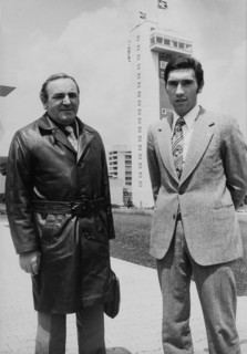 Josef Vögele and Eddy Merckx, 1974