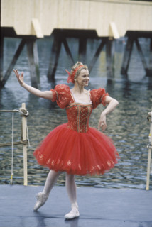 Opening of Chapel Bridge; ballet dancer 1994