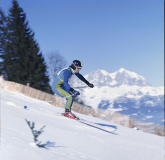 Ski World Cup 1973/74, men's downhill in Kitzbuehl: Berthod