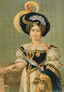 Maria Francisca of Braganza (1800-1834). Portuguese infanta of the House of Braganza. First wife of
