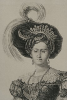 Maria Francisca of Braganza (1800-1834). Portuguese infanta of the House of Braganza. First wife of