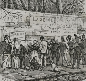 Franco-Prussian War (1870-1871). France. Siege of Paris (19 September 1870 to 28 January 1871).