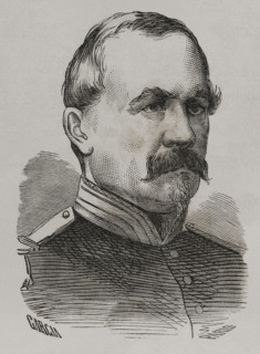 Joseph Vinoy (1803-1880). French general and politician. Portrait. Drawing by Garcia. Engraving by
