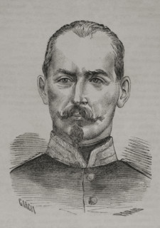 Camille Cremer (1840-1876). French divisionary general in the Franco-Prussian War. Portrait.