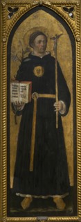 Saint Nicholas of Tolentino (1245-1305). Italian friar, the first saint of the Order of Saint
