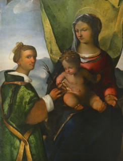Gian Francesco Bembo. Italian painter born in Cremona, active from 1515 to 1543. Virgin and Child