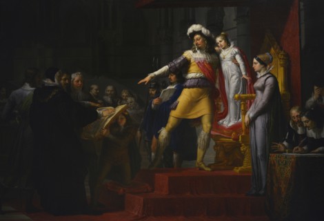 Pelagio Palagi (1775-1860). Italian painter. Before leaving for a Religious War, King Gustavus