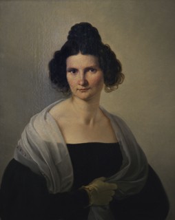 Carlo Arienti (1801-1873). Italian painter. Portrait of a Noblewoman from Milan, 1829-1830. Oil on