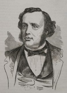 Ernest Picard (Louis Joseph Ernest Picard) (1821-1877). French politician. Portrait. Engraving,