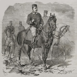 Milan I (1854-1901). Prince of Serbia, as Milan IV (1868-1882). King of Serbia as Milan I