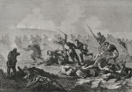 Russo-Turkish War (1877-1878). Russian troops, led by Major General Belokopytof, fought against the