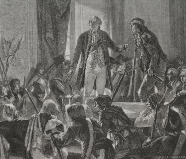 French Revolution. Paris. On 20 June 1792 the crowd attacked the Tuileries Palace, where King Louis