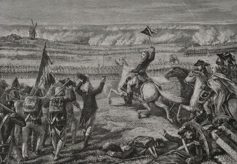 French Revolutionary Wars. Battle of Valmy (20 September 1792). The French army, commanded by