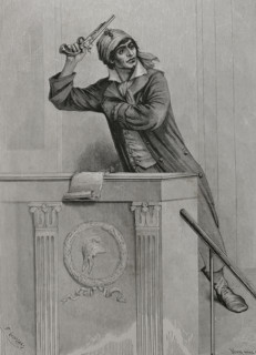 Jean-Paul Marat (1743-1793). French scientist and physician who became an important politician