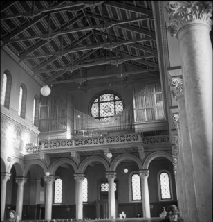 Church of Our Lady, Zurich, interior view 1948