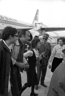 Jacques Pilet and Jean Martel back from Amman, 1970