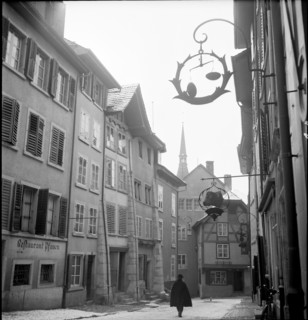 Old town of Biel, 1948