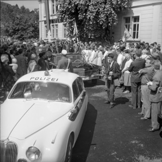 Gontenschwil; the Federal Council visits a cigar factory, 1966