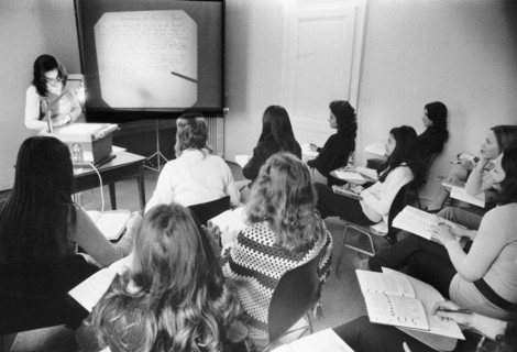 Classes at the Villeneuve Girls' Institute, 1971