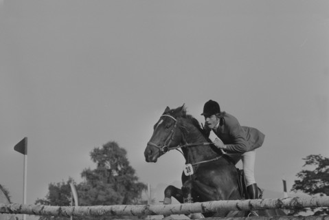 CSIO Lucerne 1974: Markus Fuchs on Lady Seven
