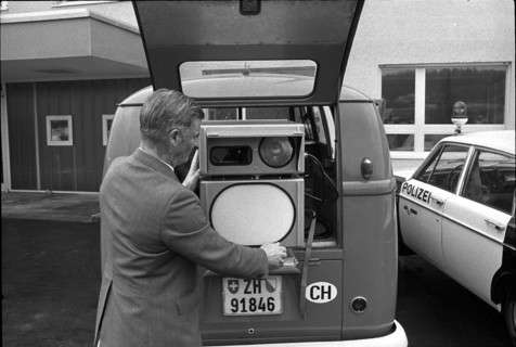 Speed control with the Multanova radar, 1971