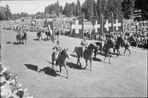 60th MarchéConcours Saignelégier, parade, 1963
