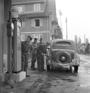 Paramedic; civilian employment, gas station attendant; 1939