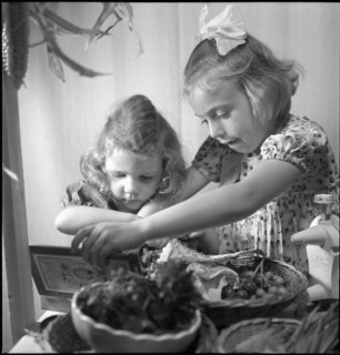 Children playing, 1942