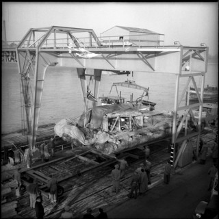Kon-Tiki-Raft-Exhibition in Basel, 1955