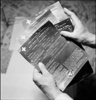 Death certificates, Red Cross 1943