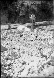 Lawine in Frasco, Verzasca valley, 1951