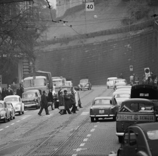 Traffic on Rämistrasse, 1961