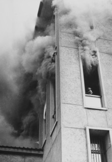 Fire in the ZurichHottingen telephone exchange in 1969