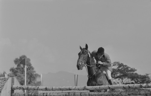 CSIO Lucerne 1974: Janou Tissot on Rocket