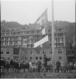 Children from Poland on holiday in Switzerland, 1946