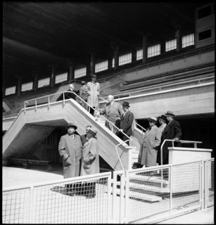Before the 1954 World Cup: FIFA Committee inspects Pontaise Stadium