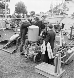 42nd MarchéConcours Saignelégier, agricultural machinery, 1945