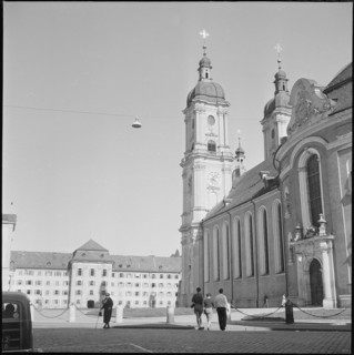 St. Gallen Monastery Church, south facade 1940