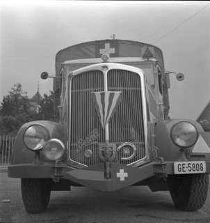 Saurer Berna truck; rear; 1944