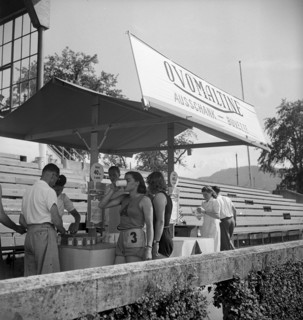 Public pool Dolder Wellenbad, Zurich 1947