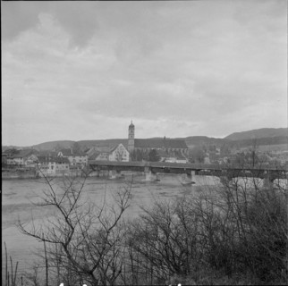 Rhine with Bad Säckingen 1954.