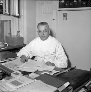 Dr. Fust, pharma developper at Roche, Basel 1952.