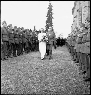Soldiers wedding; 1939.