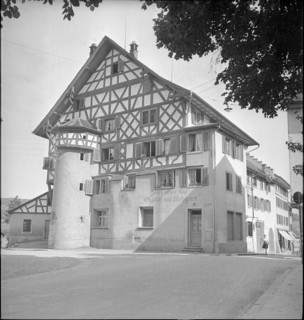 Bülach; inn and butcher's Zum goldenen Kopf; 1940.