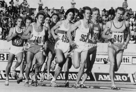 EC 1974 Rome, finals 1500m: Rolf Gysin (963).