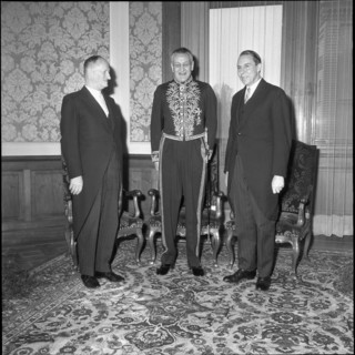 Paul Chaudet, Klas Erik Böök, Hans-Peter Tschudi 1965.