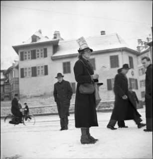 News vendor, 1946.