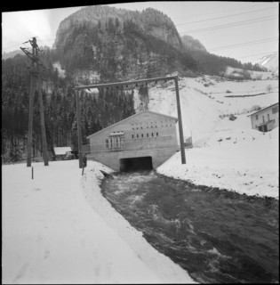 Hinterthal power station 1960.
